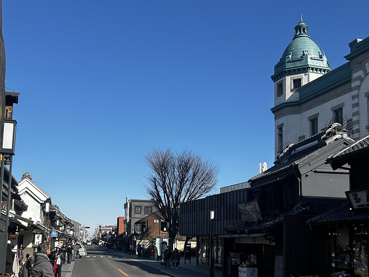 川越一番街 午前中の様子