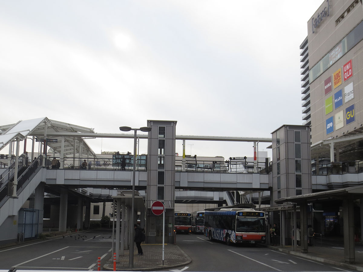 川越駅東口バスターミナル