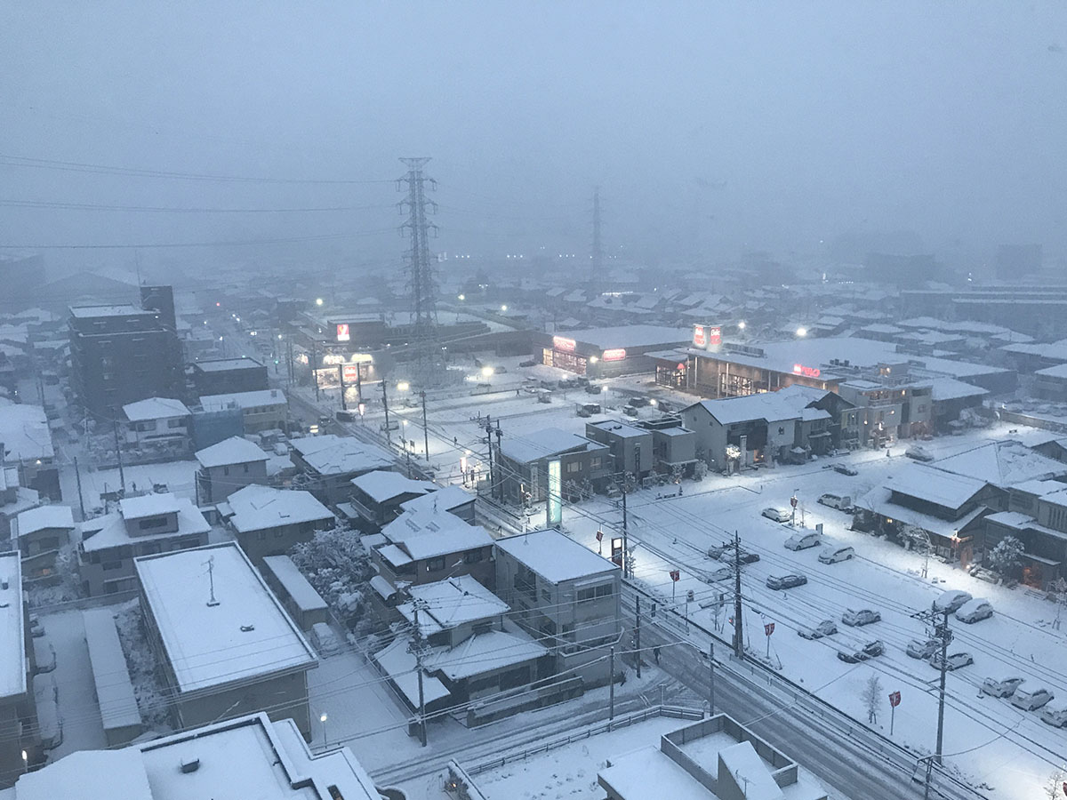 川越市新宿町 2018年積雪